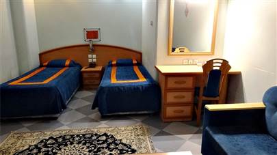 اتاق دو تخته تویین هتل ارم شیراز